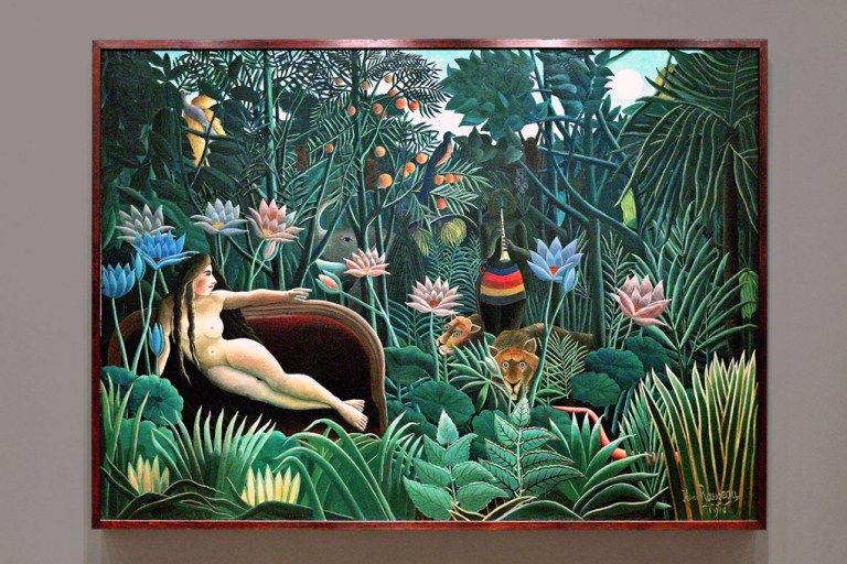 Le rêve. Le Douanier Rousseau bis